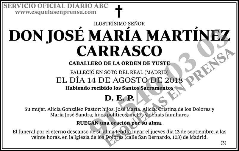 José María Martínez Carrasco